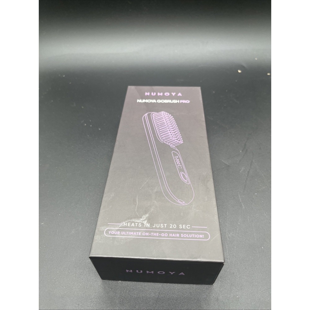 Numoya GoBrush Pro Cordless Heat Straightening Brush  USB Rechargeable, Portable